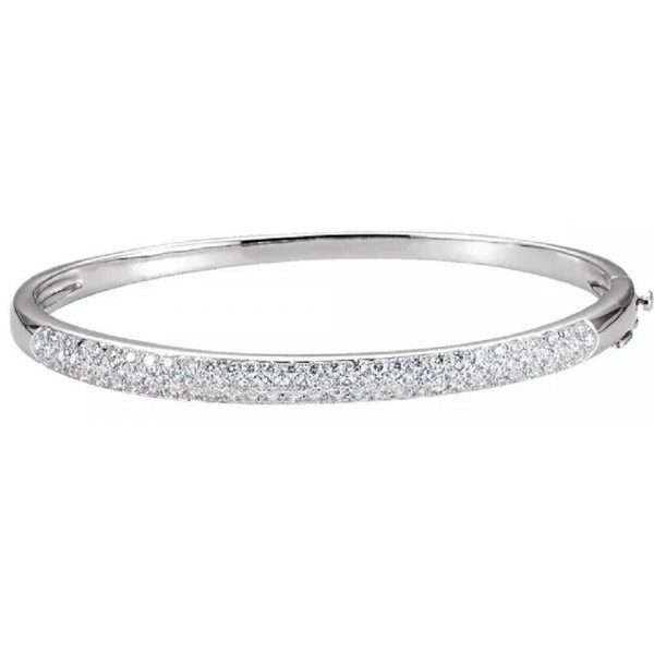Diamond Bangle 7.0 inches Bracelet