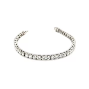 Diamond Tennis Bracelet 11.84 ctw in 18K White Gold