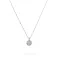 Diamond Pavé Ball Necklace in 18K White Gold
