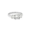 Princess Cut Diamond Engagement Ring 1.53 ctw in 18K White Gold