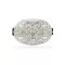 Vintage Diamond Bangle Bracelet in 14K and 18K White Gold
