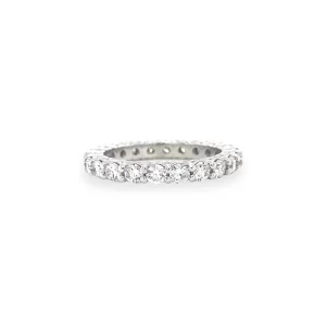 J5802 Diamond Eternity Ring 2.85 Ct in Platinum