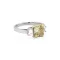 Fancy Brownish Yellow Radiant Diamond Ring, 1.76 ctw in Platinum & 18K Yellow Gold