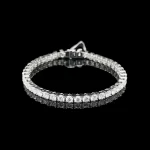 Diamond Tennis Bracelet 8.16 ctw in 18K White Gold
