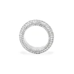 7-Row Diamond Pave Band 4.61 ctw in 18K White Gold