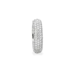 7-Row Diamond Pave Band 4.61 ctw in 18K White Gold