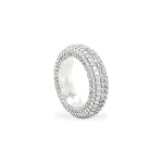 7-Row Diamond Pave Band 4.61 ctw in 18K White Gold