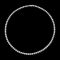 Diamond Tennis Necklace 27.48carats 18KWG. Color DE Clarity VVS/VS. GIA