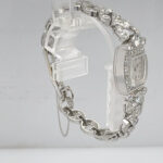 Antique Hamilton Diamond & Platinum Watch 3 carats Fine Diamonds 33.9 Grams