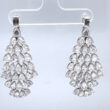 Diamond Rose Cut Chandelier Earrings 10.50 Carats. Natural Diamond set in 18KWG.