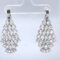 Diamond Rose Cut Chandelier Earrings 10.50 Carats. Natural Diamond set in 18KWG.