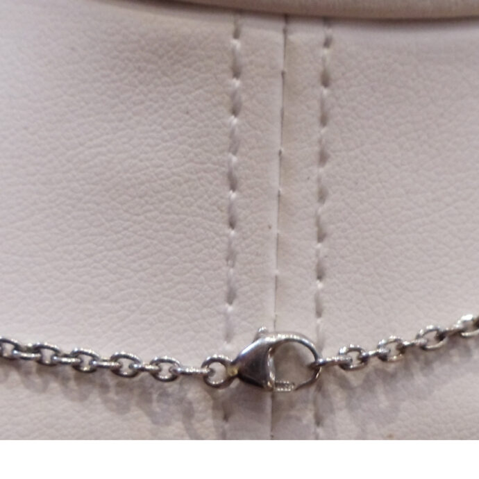 Diamond Station Necklace 4.77 Carats Set in Platinum 18.0 Inches Chain