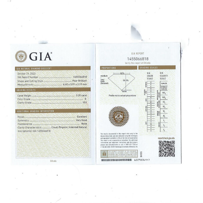 Natural Diamond Flower Necklace Pear and Rounds 2.59 Carats E-F Color GIA Certs.