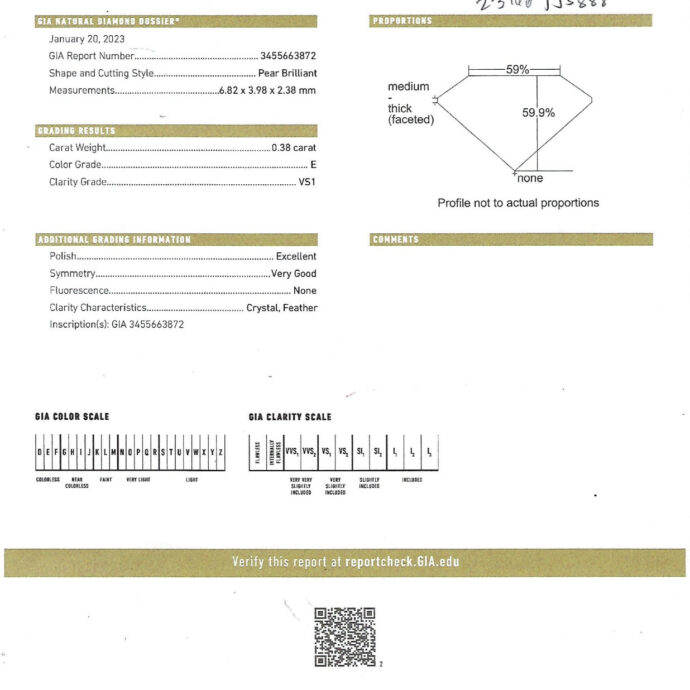 Natural Diamond Flower Necklace Pear and Rounds 2.59 Carats E-F Color GIA Certs.