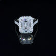 Diamond Emerald Cut 4.11 Carats. E VS1. Lab Grown Diamond. IGI Cert. Platinum