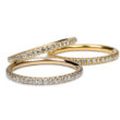 Diamond Pave Wedding Band 18KYG