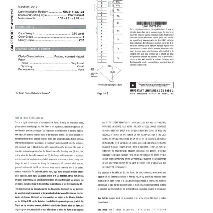 Diamond Pear Shape Engagement Ring Set in 14K White Gold