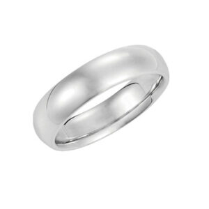 Platinum Wedding Band 6.0mm Size 9