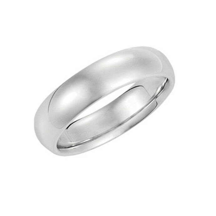 Platinum Wedding Band 6.0mm Size 9