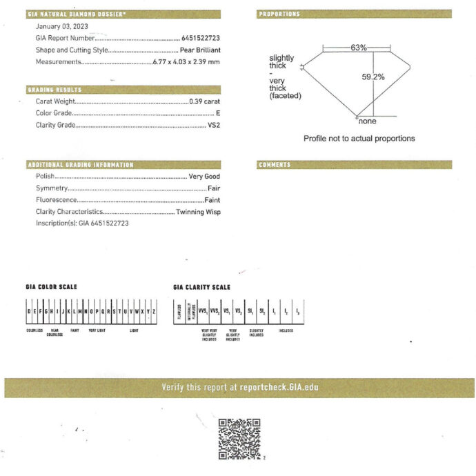 Diamond Flower Pear Shape and Round  Ring 2.72 Carats D-F Color GIA Certificates