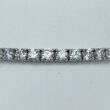 Diamond Tennis Bracelet 6.21 carats Lab-Grown in 14K White Gold