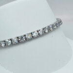 Diamond Tennis Bracelet 6.21 carats Lab-Grown in 14K White Gold