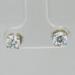 14K WG Diamond Stud Earrings 1.00 Carats Lab-Grown