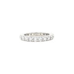 Diamond Eternity Band Ring set in Platinum 1.88 Carats DE VVS/VS