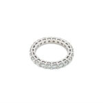 Diamond Eternity Band Ring set in Platinum 1.88 Carats DE VVS/VS