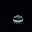 Diamond Princess Cut Channel Set Band Ring set in Platinum 2.80 Carats F/G VS