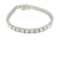 Diamond Tennis Bracelet 15.0 carats Lab-Grown in 14K White Gold