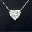 Heart Shape Diamond 8.02 carats. Necklace. F VS2 IGI Lab Grown. Set In Platinum