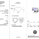Heart Shape Diamond 8.02 carats. Necklace. F VS2 IGI Lab Grown. Set In Platinum